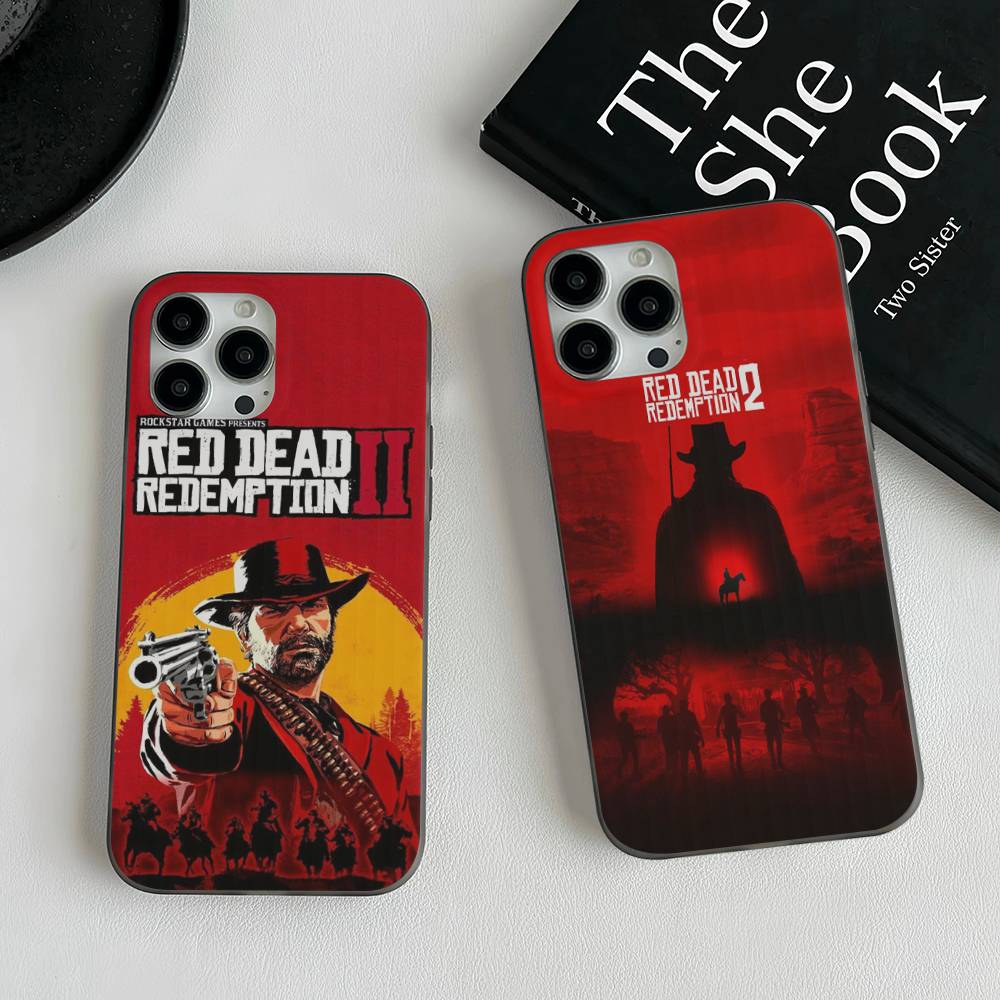 Чехол для телефона Red Dead Redemption RDR 2 для iPhone 17 16 15 11 12 13 14 Pro Max Мягкий гофрированный силиконовый чехол