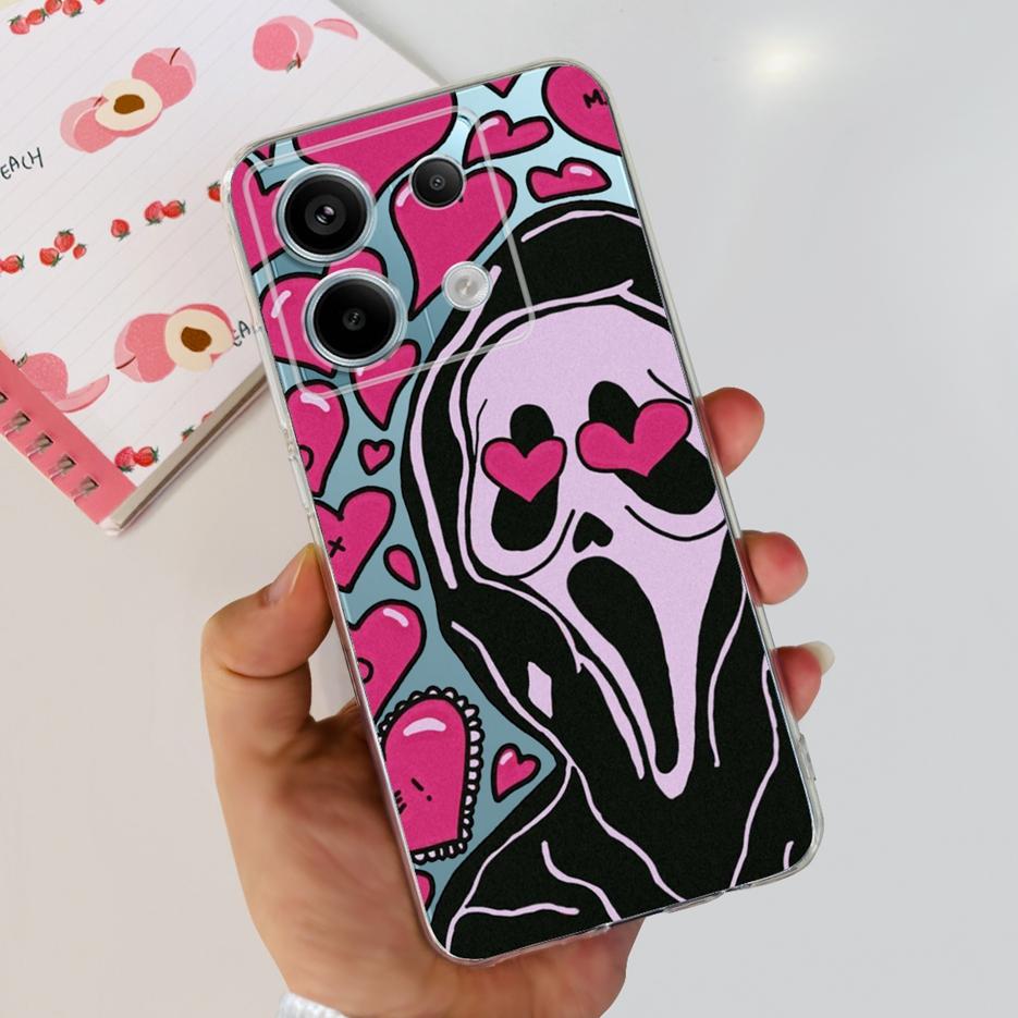 For Xiaomi Poco X6 5G Case PocoX6 Pro New Fashion Painted Cover Clear Silicone Phone Case For Xiaomi Poco X6 Pro X6Pro 5G Bumper