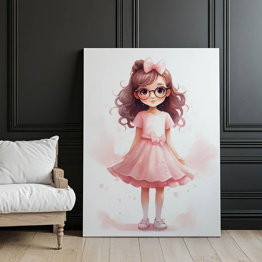 Różowa Radość Różowa Radość, 40X50 Cm, Bez Ramy, Papier Matowy 230 Gsm