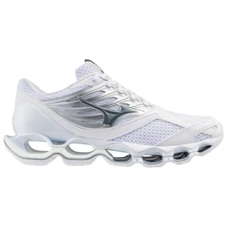 Mizuno Wave Prophecy 13 S White Silver Unisex Sneakers J1GC248331
