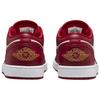 Кроссовки Air Jordan 1 Low Cardinal Красные мужские белые светло-карри 553558-607