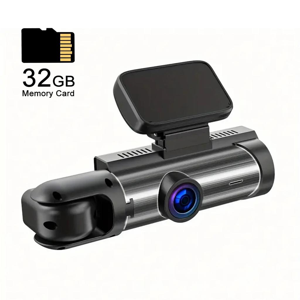 New Model with Infrared Night Vision 1080P Car Driving Recorder Dual Camera Front and Internal Car Loop Recording Wide-angle Car DVR Camera