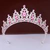 Свадебная корона головной убор роскошная королева повязка на голову свадебный сплав стразы аксессуар для волос корона