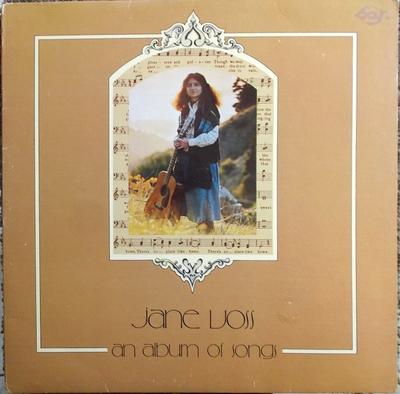 LP Пластинка JANE VOSS - An Album Of Songs 207 Bay Records 1976 US Folk Б/У