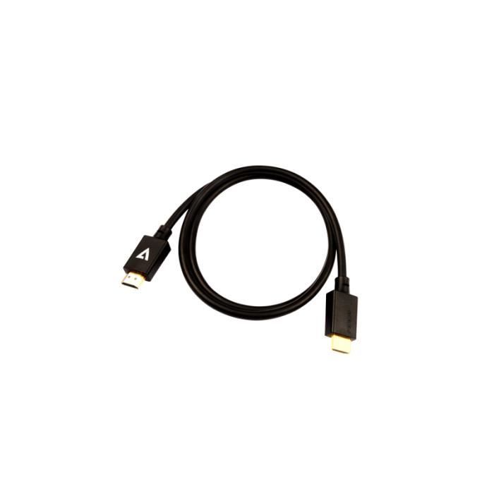 V7 ЧЕРНЫЙ ВИДЕОКАБЕЛЬ HDMI1M 3.3FT
