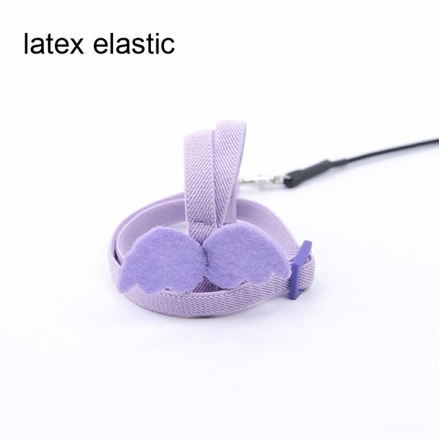 Parrot Harness and Leash Set Adjustable Outdoor Flying Training Rope with Wing for Small Medium Birds Cockatiel, Macaw, Budgie