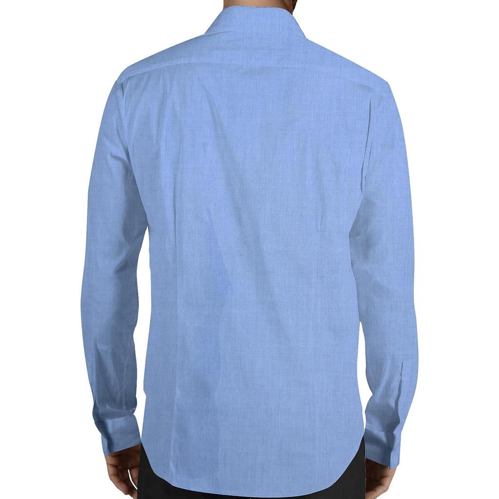 Unstitched 100% Cotton Chambray Shirt Fabric , Sold By Meter