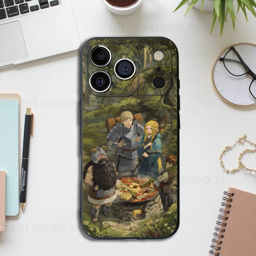 Cute Anime D-Delicious in D-Dungeon Silicone Phone Case For IPhone 17 16 15 14 13 12 11 X XS Plus Pro Max Shockproof Soft Cover