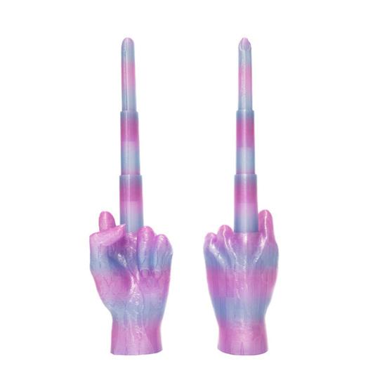 3D Retractable Toy Middle Finger Telescopic Printed Home Office Living Room