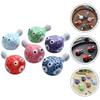 6pcs Puffer Shape Ceramic Chopsticks Rack Holder Dining Room Chopsticks Rest