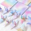 Мечтательная Градиентная Бумага для Оригами DIY: Двусторонние цветные листы для складывания тысячи бумажных журавликов