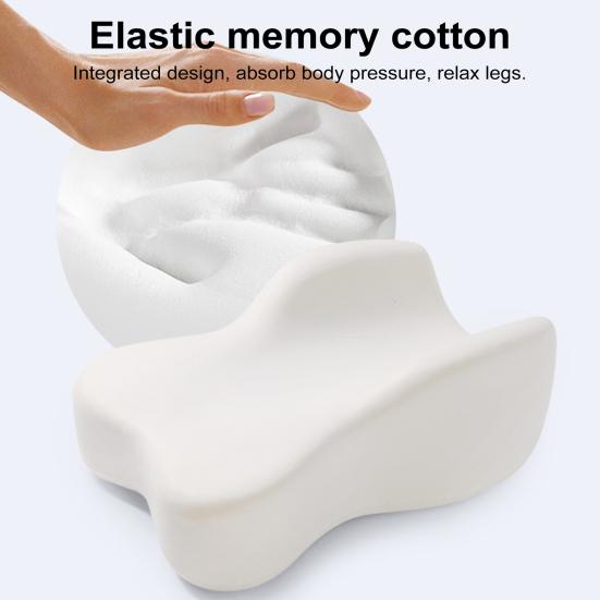 Комфортная подушка для коленей для спящих на боку, подушка для ног из пены с эффектом памяти для спины и бедер