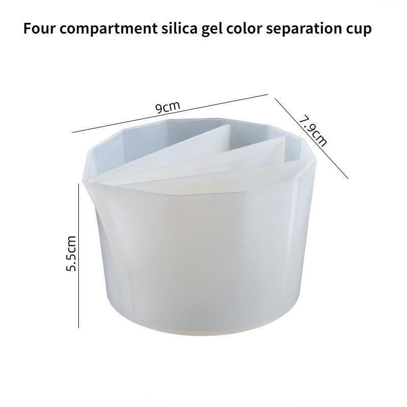 Разделенная чашка для заливки краски, разделенная чашка для жидкого искусства, акриловая краска, разделенная чашка для заливки смолы, инструменты для рисования своими руками