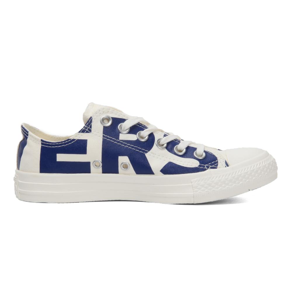 Converse Кроссовки Chuck Taylor All Star Ox Wordmark Unisex, синие, натуральные, цапля 159535C