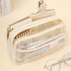 PU Leather+PVC Pencil Case Five-Layer Pencil Box High Quality Pen Bag  School Office