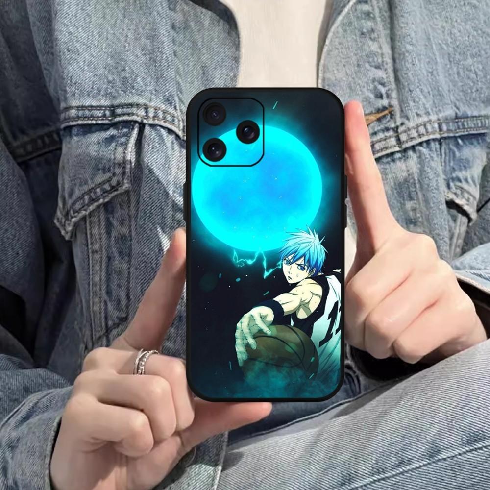 Чехол для телефона Bilibili Anime Kuroko Basketball для iPhone Mini 11 12 13 14 15 Pro XS Max X Plus SE XR, черный мягкий чехол
