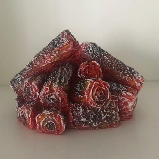 Ночник, реалистичный настольный орнамент, многоразовый креативный имитация древесного угля, светодиодный светильник пламени для двора