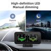 Автомобильный инклинометр GPS спидометр Внедорожные аксессуары M50 Цифровой автомобильный инклинометр Уровень Угломер спидометра MPH Компас