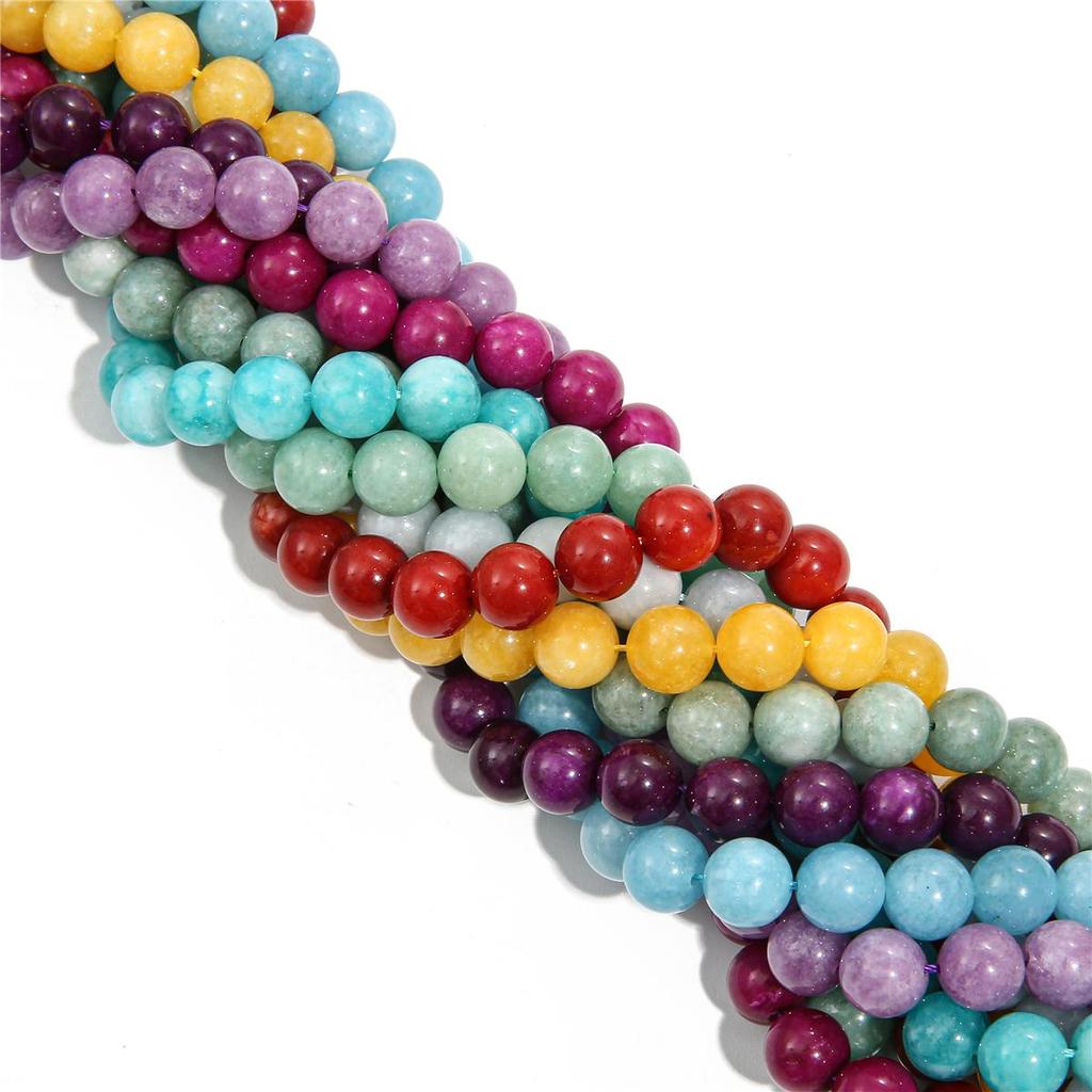 6/8/10/12 мм натуральный камень нефрит яшма бусины свободные круглые бусины для изготовления ювелирных изделий DIY браслет ожерелье серьги аксессуары около 15 дюймов/нитка