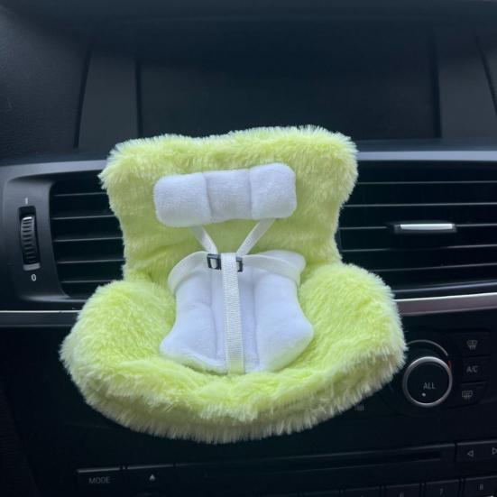 Mini Plush Doll Safety Seat Wear-Resistant Soft Adorable Vivid Color