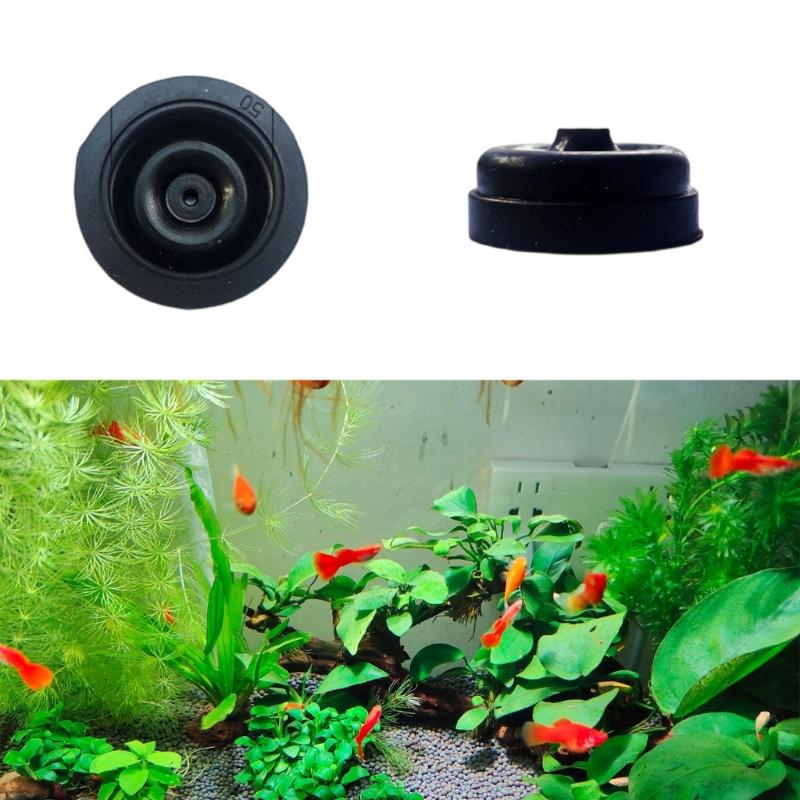 6 шт. Наборы для замены диафрагмы воздушных насосов Мягкая резина Силиконовая чашка Части Аксессуары Для аквариумных систем воздушных насосов