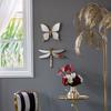 3D Relief Resin Dragonfly Wall Hanging Decor Vintage Butterfly Pendant Art Bedroom Living Room Bohemian Home Background Craft