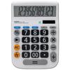 Hodogayadenshihanbai Calculator 12 Digit Simple Calculator Desk Type White 85054