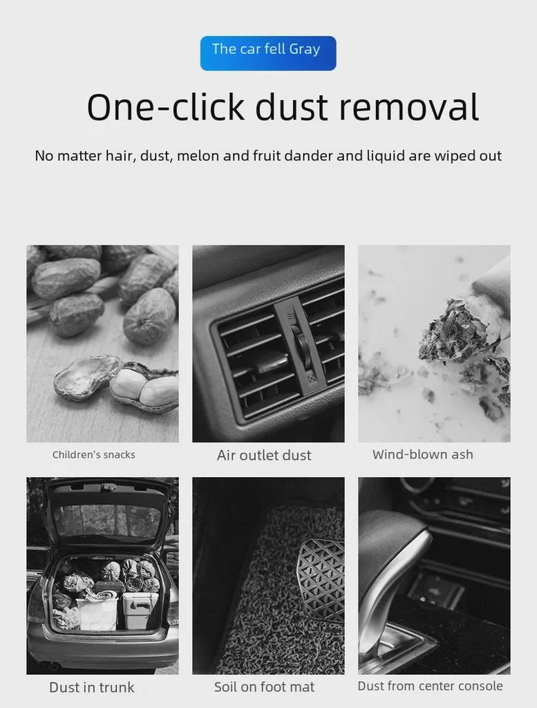 Премиальный мощный беспроводной портативный мини-пылесос для автомобиля