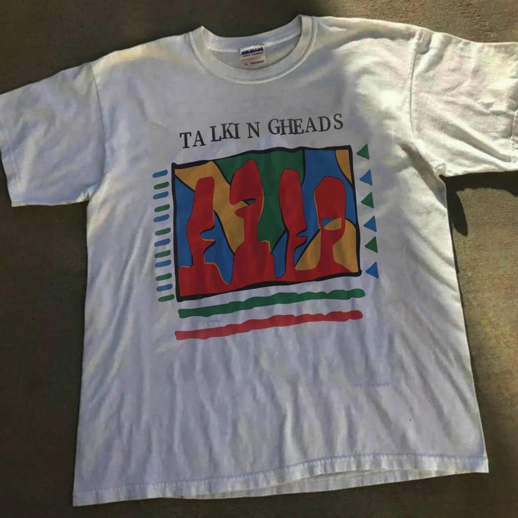 Talking Heads T shirt Talking Heads Retro White Unisex T shirt Reprint KH13725
