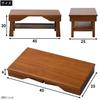 Yamazen (YAMAZEN) HKK-45(OBR) Oak Brown Offering Table, 45cm Wide x 25cm Deep, Foldable