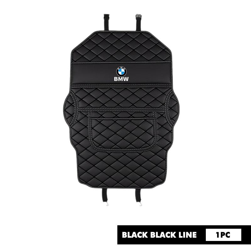 Car Seat Back Leather Anti Kick Mat Storage Bag Protector Pad For BMW M 1 3 4 5 6 7 Series M3 M6 F01 F02E34 E36 E70 F10 X6 X1