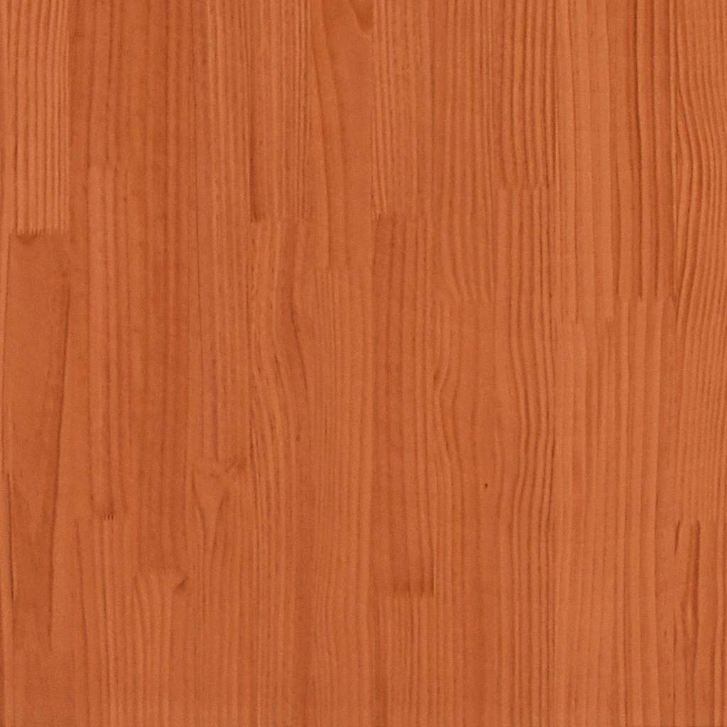 Decorative Christmas Tree Wax Brown 60 cm Solid Pine Wood