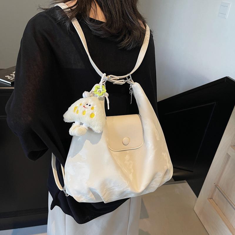 Retro Tote Bag Women's New Autumn and Winter Large-capacity Commuting Shoulder Bag Casual Versatile Double Back Shoulder Bag