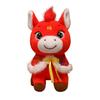 with Flower Horse Animal Stuffed Toy PP Cotton Horse Plush Doll Pentant  Year of Horse