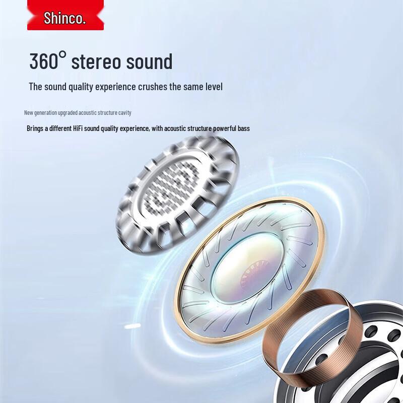 Shinco GT18 Открытые беспроводные наушники-вкладыши с поворотным заушным креплением