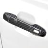 For Subaru Impreza 2017 2018    Carbon Fiber Car Door Handle Cover Decor Sticker Overlay Styling
