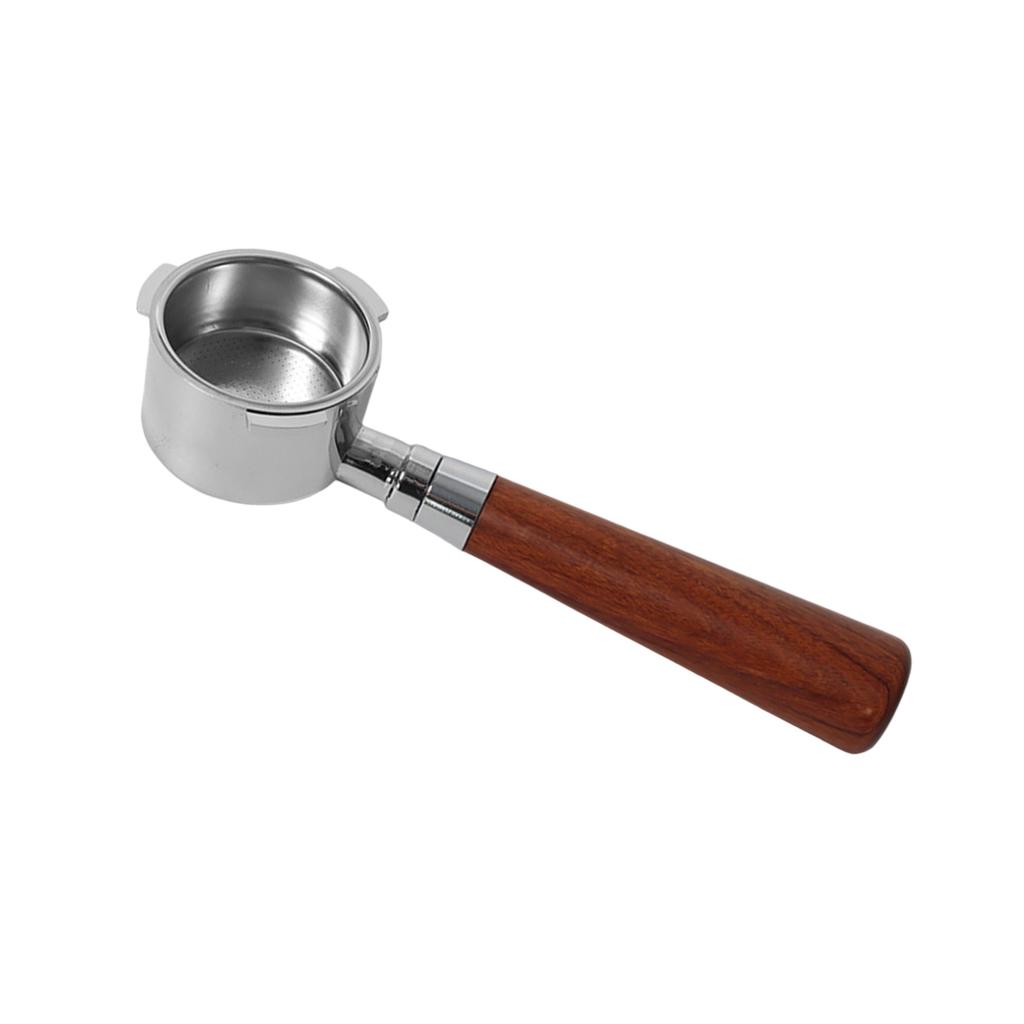 51 мм бездонный портафильтр стильная деревянная ручка 51 мм портафильтр инструменты для заваривания кофе для эспрессо-машин