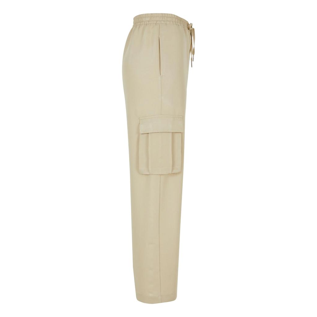 Urban Classics Womens/Ladies Viscose Straight Leg Cargo Trousers
