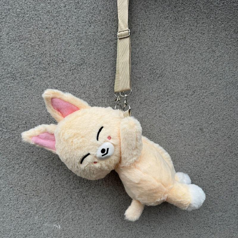 K-Pop Stray Kids Cartoon Plush Backpack Felix Hyunjin Skzoo Plush Backpack Doll Crossbody Bag Accessories Birthday Gifts