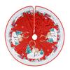 (SU)Christmas Tree Skirt Ornament 32inch Diameter Christmas Tree Bottom Decoration