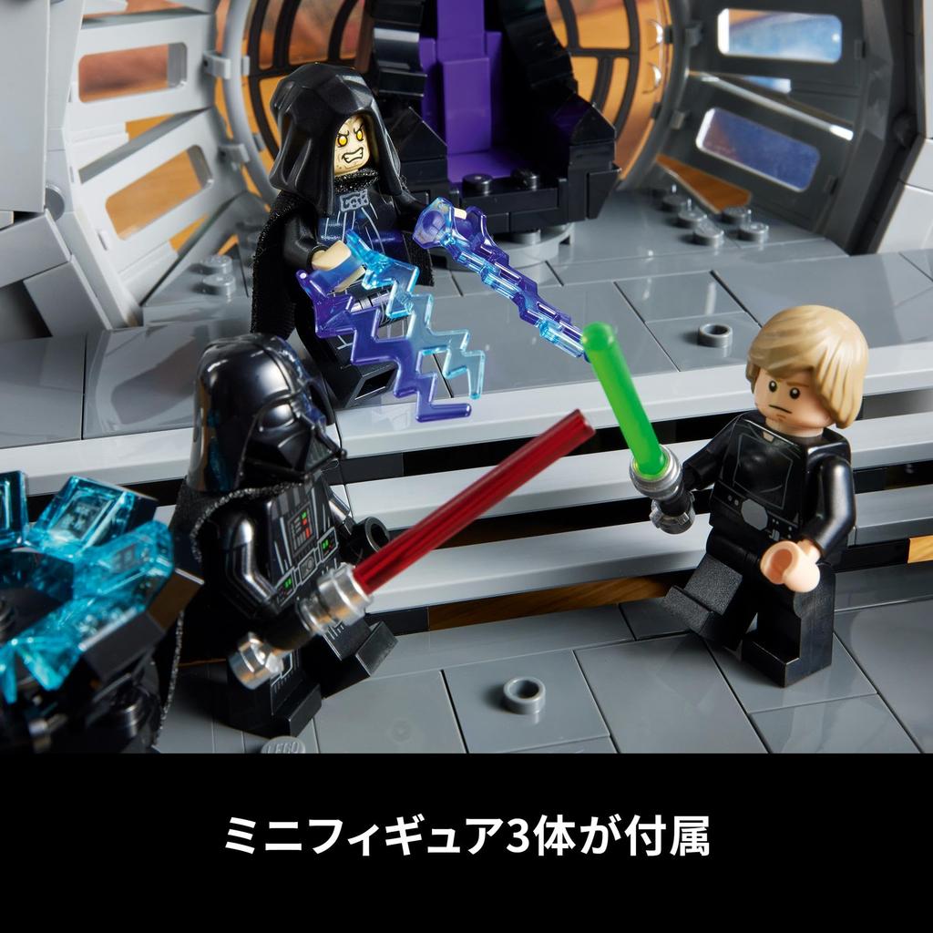 Игрушка-диорама «Тронный зал Императора» LEGO Star Wars - Подарок на день рождения, Рождество или любой другой случай. (75352)