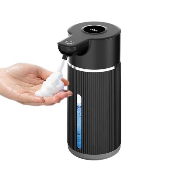 Автоматический сенсорный дозатор мыла 420 мл USB перезаряжаемый индуктивный генератор пузырьков 4-уровневый регулируемый объем пены электрический дозатор мыла