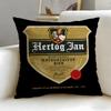 Stylish Hhertog JANSable Cushion Cover Soft  EasyWash Pillow Case  Versatile for Couch Bed Travel and Office