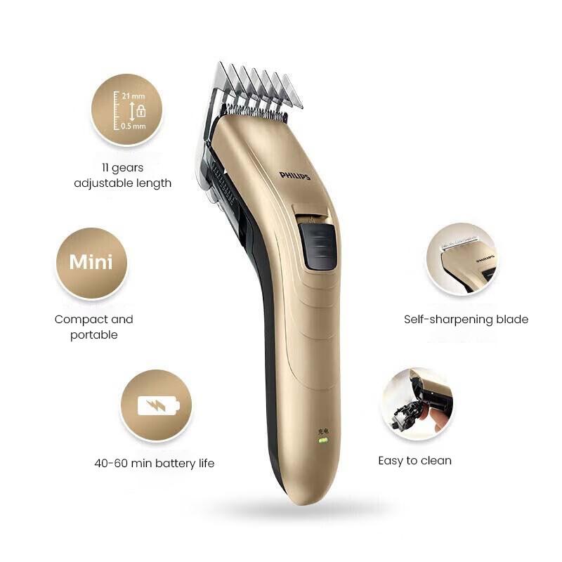 Philips QC5131/15 Машинка для стрижки волос Дугообразная ограничительная расческа и режущие лезвия Машинки для стрижки волос