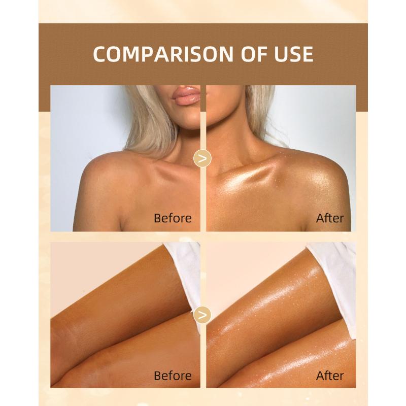 QiBest Хайлайтер для лица, осветитель для всего тела, хайлайтер для тела, пляжный сексуальный хайлайтер, масляный триммер, тональный крем