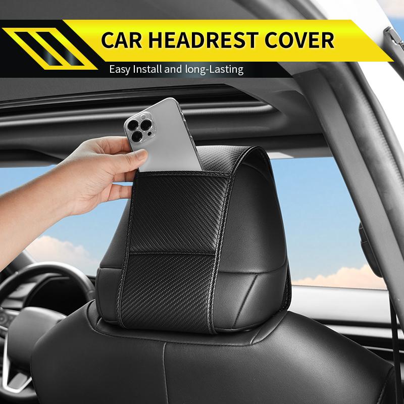 AAAYQ1 Car Seat Headrest Cover Leather Neck Pillow Protector Accessories For Opel Astra Insignia Corsa Zafira Meriva Mokka Vivaro Vect