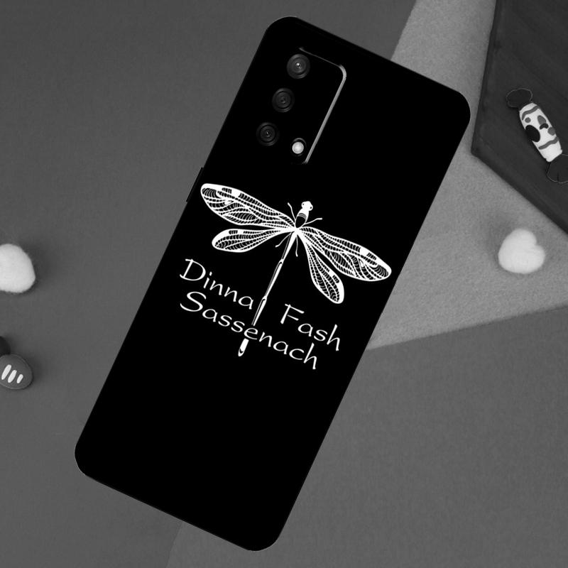 Outlander Sassenach Dragonfly Case For Oppo A78 A18 A38 A74 A94 A54 A58 A98 A80 A60 A40 A96 A76 A16 A15 A17 A57 A5 A6 Pro