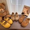 Thick-soled Inner Height Increase, Retro One-pedal Mary Jane Shoes, Children's Summer and Spring New Single Shoes