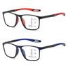 TR90 Anti-blue Light Multifocal Reading Glasses for Men Women Progressive Near Far Eyewear Ultralight Sports Farsight Eyeglasses