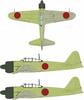 eduard Mitsubishi Zero Fighter Type 52 Nationality Mark Paint Mask Sticker Masking Sticker for Plastic Model EDUJX337 1/32 (for Tamiya) (Airplane)